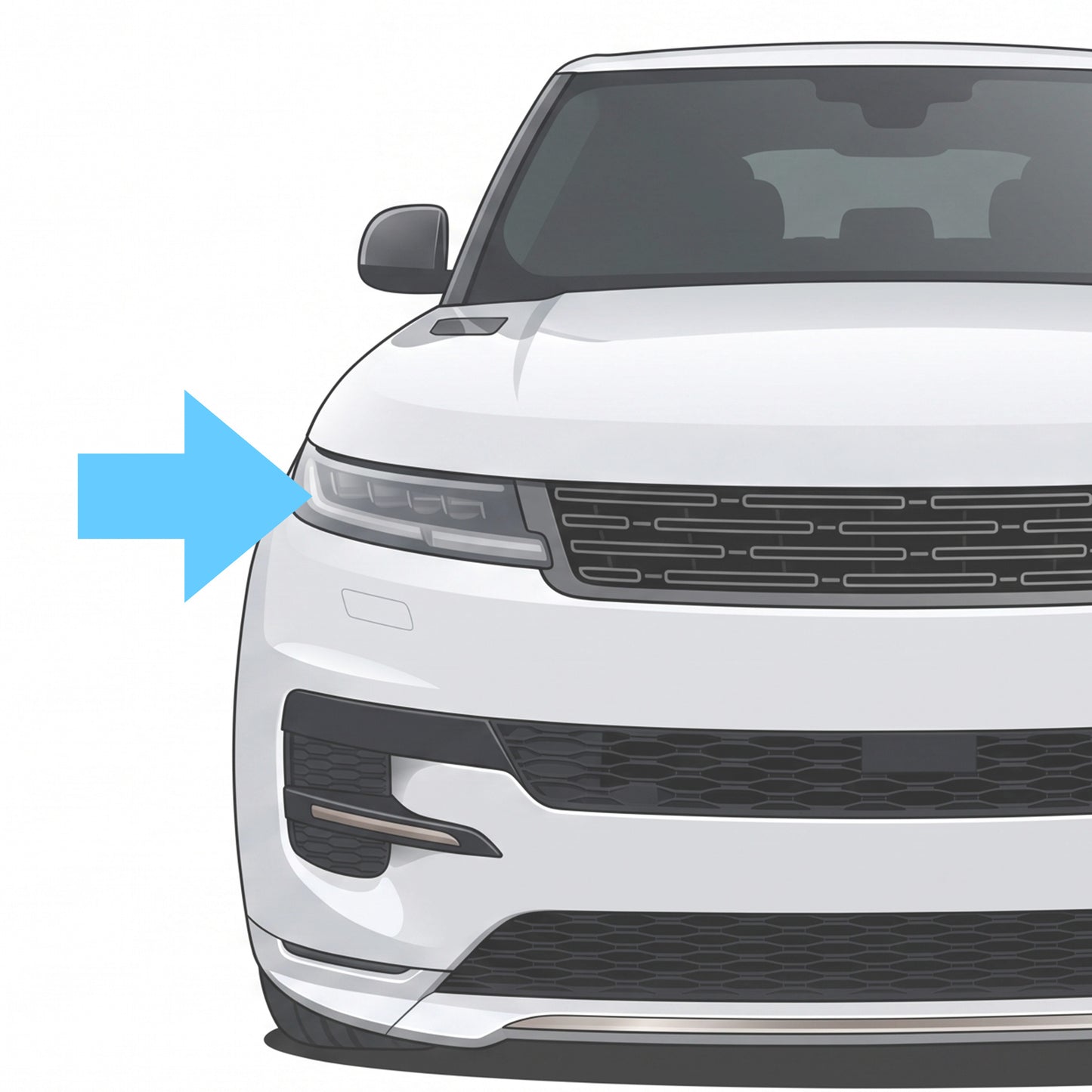 Replacement Headlight Rear Housing for Range Rover Sport L461 - RH