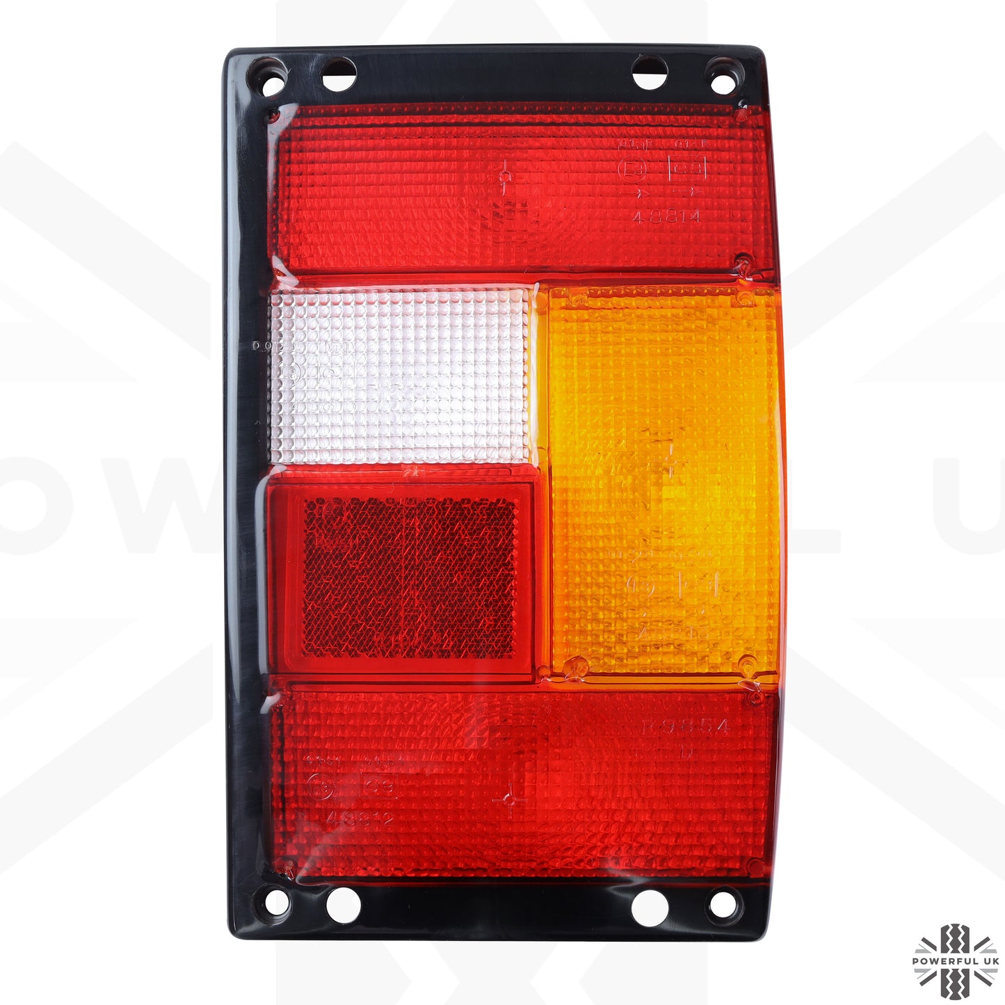 Rear Light Lens for Range Rover Classic - Main Lens - Black Edge - Right Side