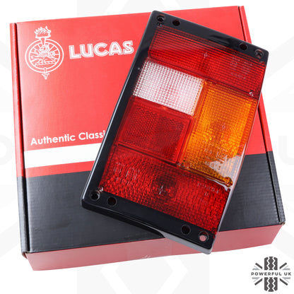 Rear Light Lens for Range Rover Classic - Main Lens - Black Edge - Right Side