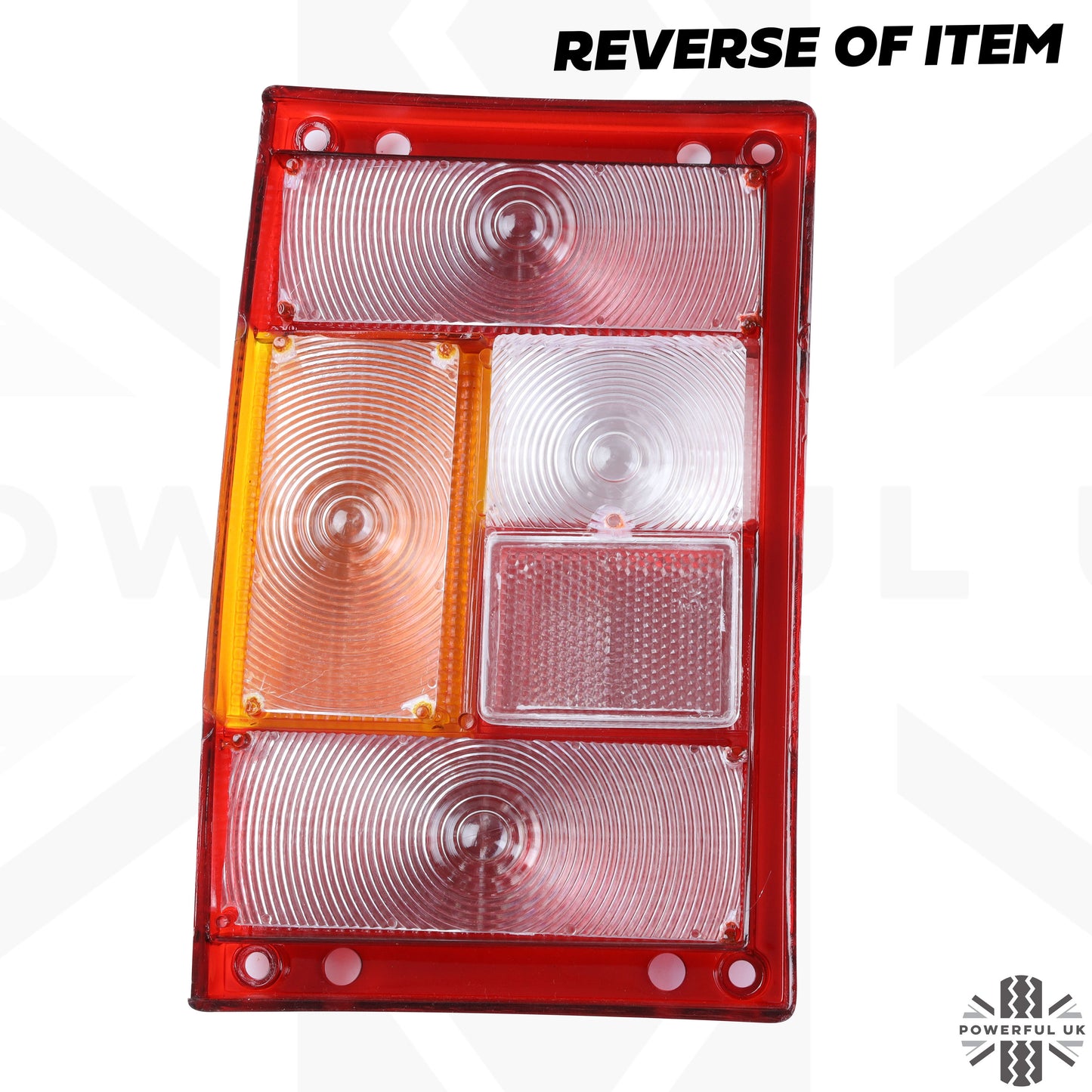 Rear Light Lens for Range Rover Classic - Main Lens - Clear Edge - Right Side