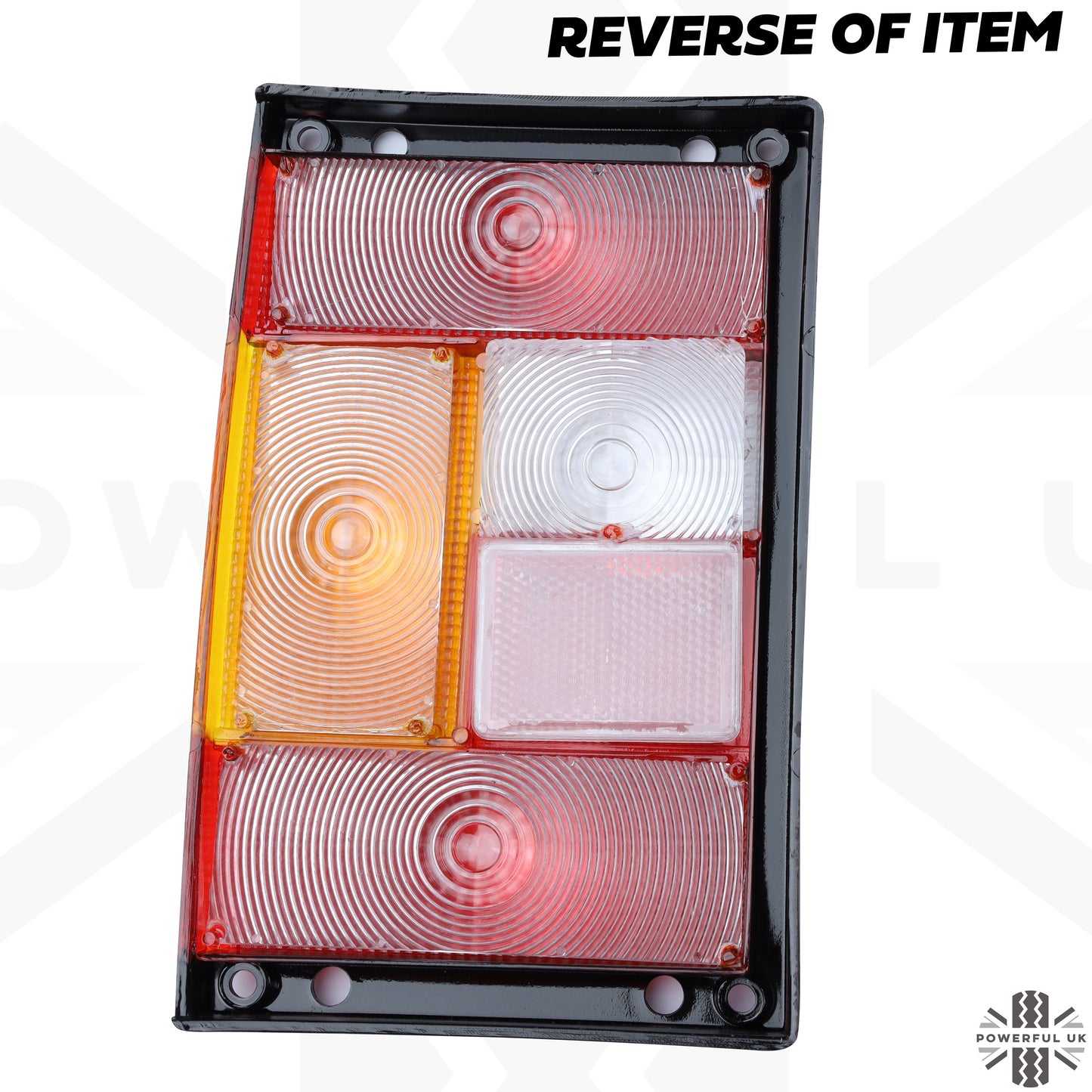 Rear Light Lens for Range Rover Classic - Main Lens - Black Edge - Right Side