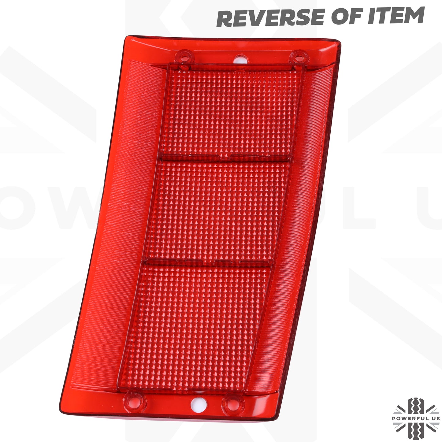 Rear Light Lens for Range Rover Classic - Side Section - Clear Edge - Right Side