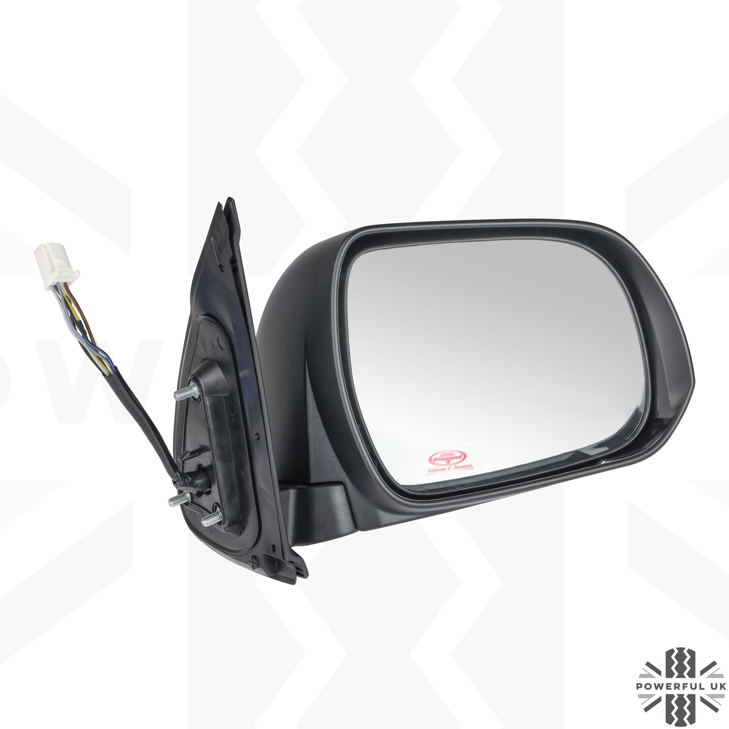 Wing Mirror Assembly - Chrome - RH - for Toyota Hilux Mk7 (2011-15)