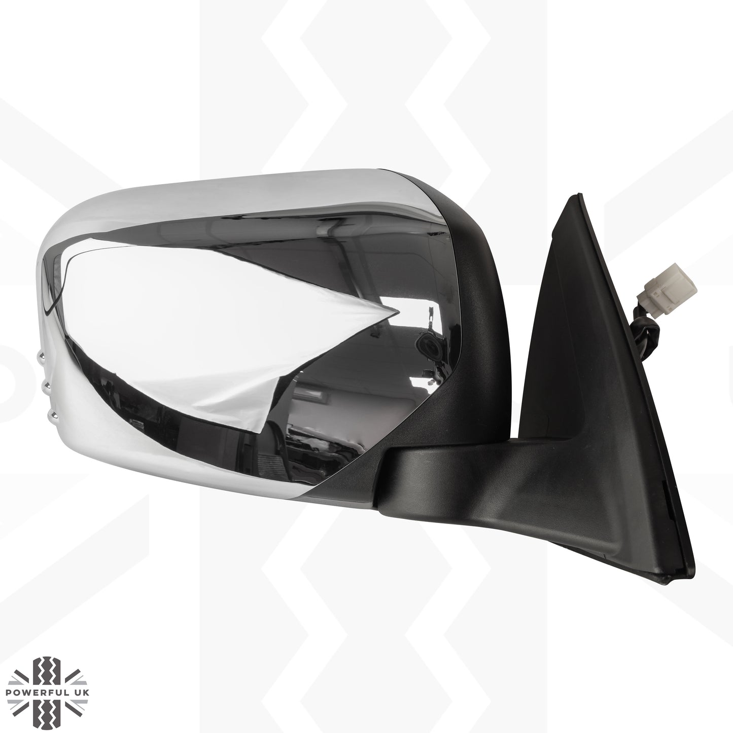 Wing Mirror Assembly - Chrome - RH - for Mitsubishi L200 2012-15