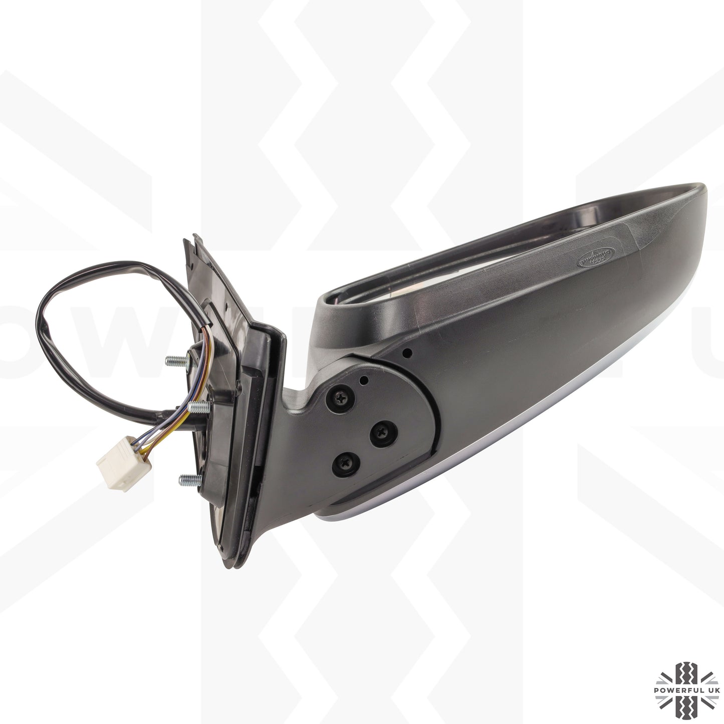 Wing Mirror Assembly - Chrome - RH - for Toyota Hilux Mk6 (WITH power fold)