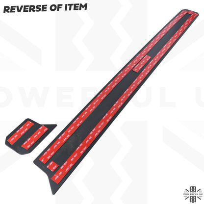 Aluminium Dashboard Fascia Panel Kit for Land Rover Defender L663 (RHD) - Textured Black