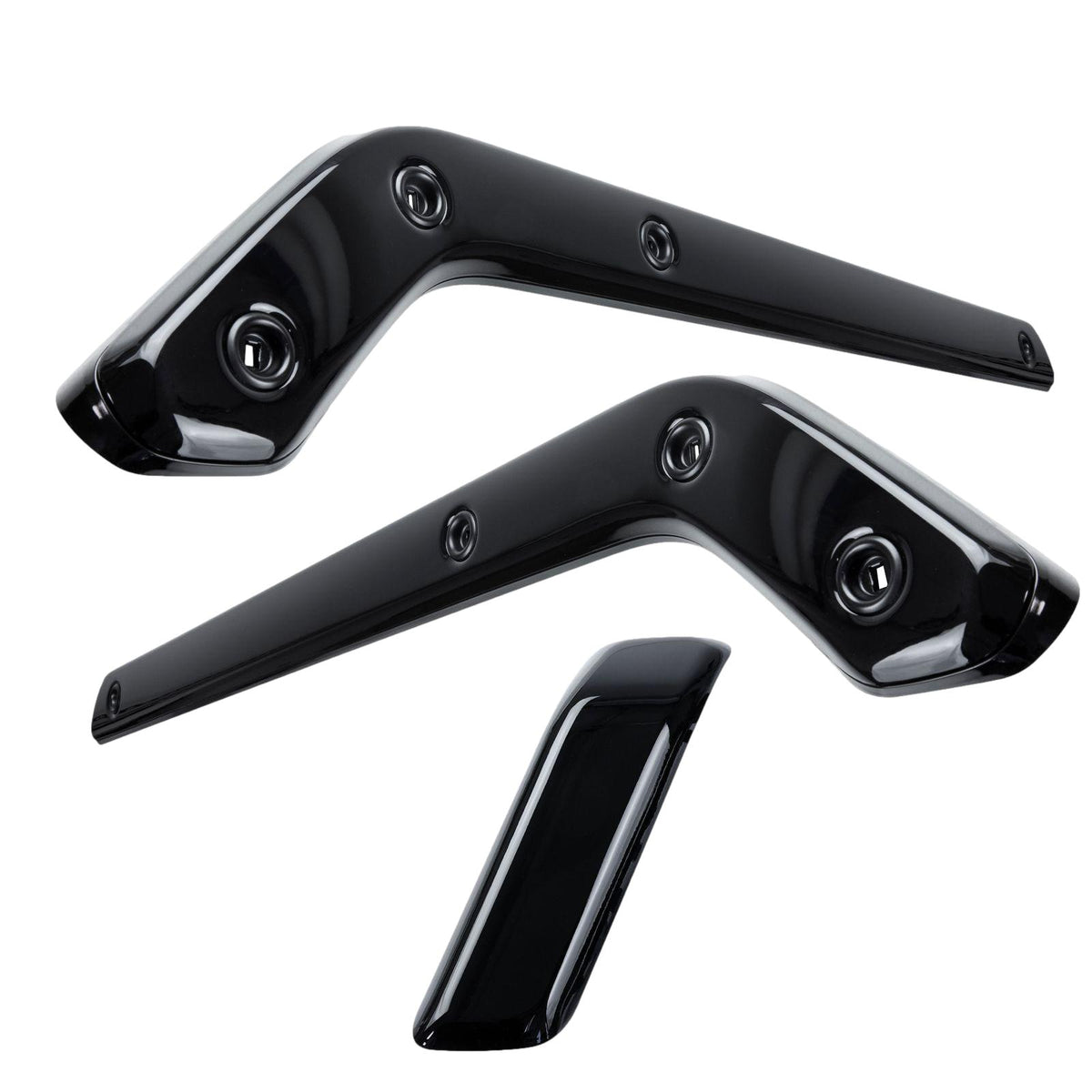 3pc Gloss Black Interior Trim Kit (Centre console & door pull) for Land Rover Defender 90 - RHD