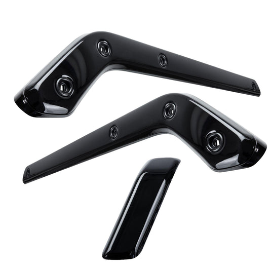 3pc Gloss Black Interior Trim Kit (Centre console & door pull) for Land Rover Defender 90 - RHD
