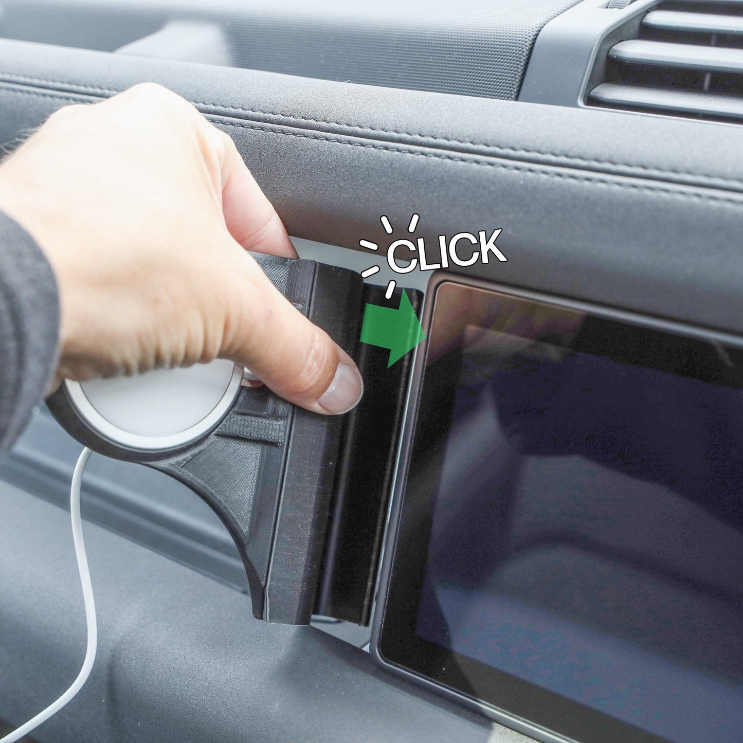 10" Infotainment Screen Phone Mount for Land Rover Defender L663 - RHD - Magsafe Version