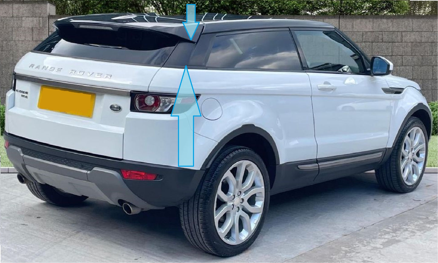 Genuine Black Right D Pillar Cover for Range Rover Evoque 3 Door