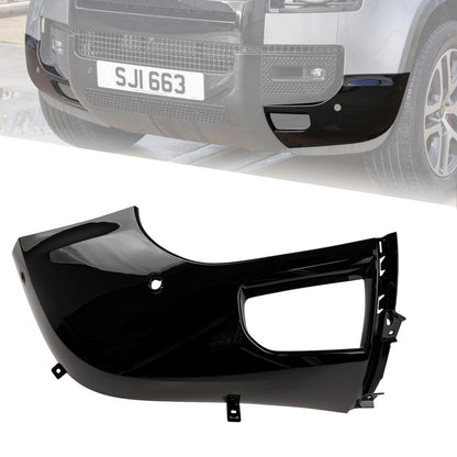 Front Bumper Corner for Land Rover Defender L663 in Gloss Black - RIGHT