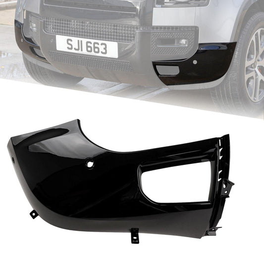 Front Bumper Corner for Land Rover Defender L663 in Gloss Black - RIGHT