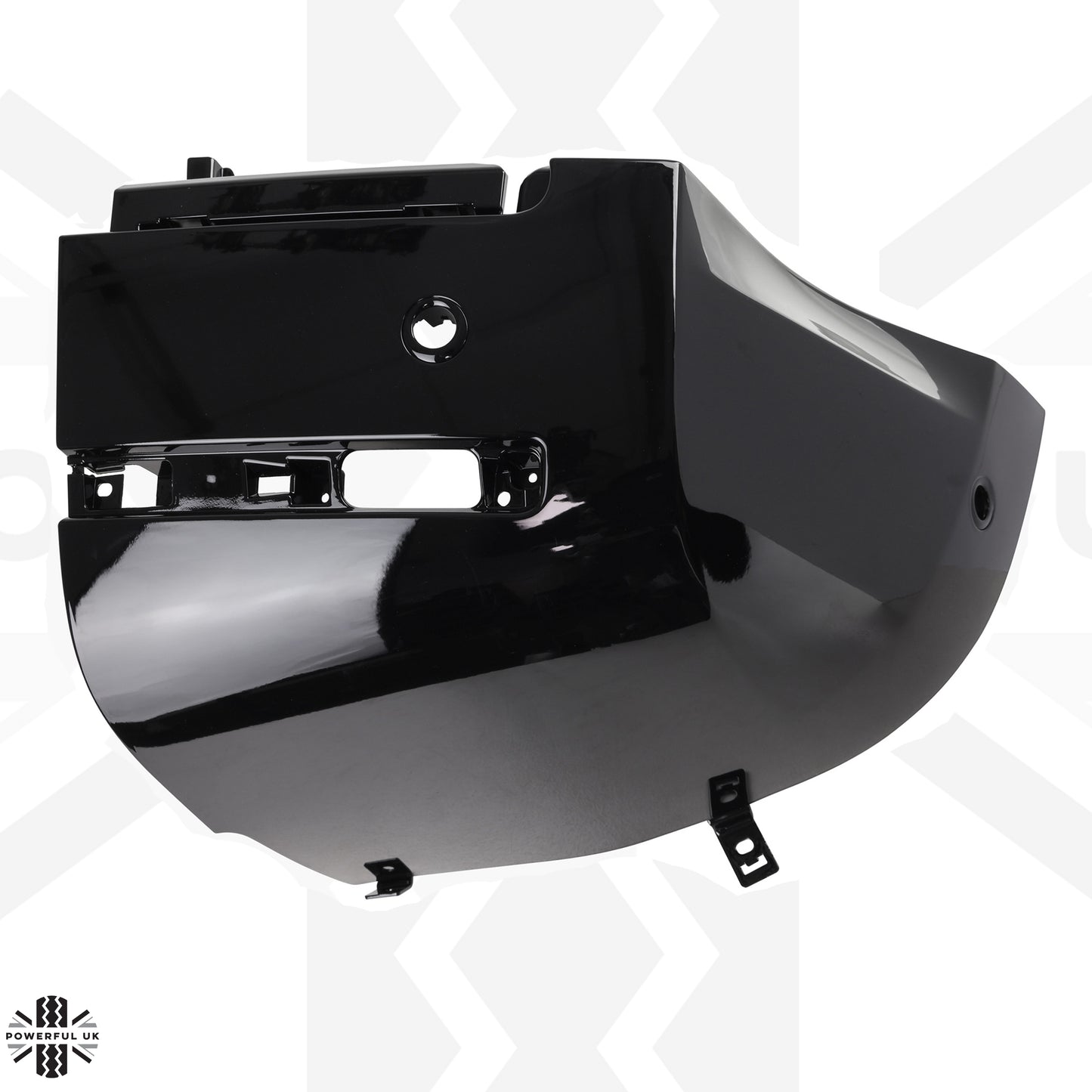 Rear Bumper Corner for Land Rover Defender L663 in Gloss Black - RIGHT