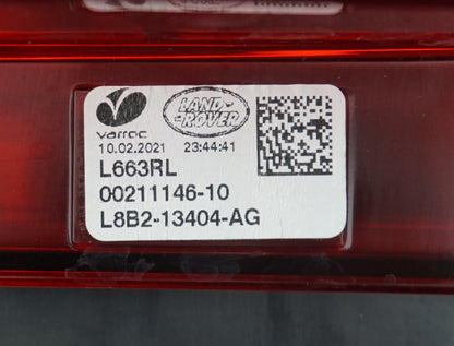 Standard UK Rear Light Assembly for Land Rover Defender L663 - RH (Used)