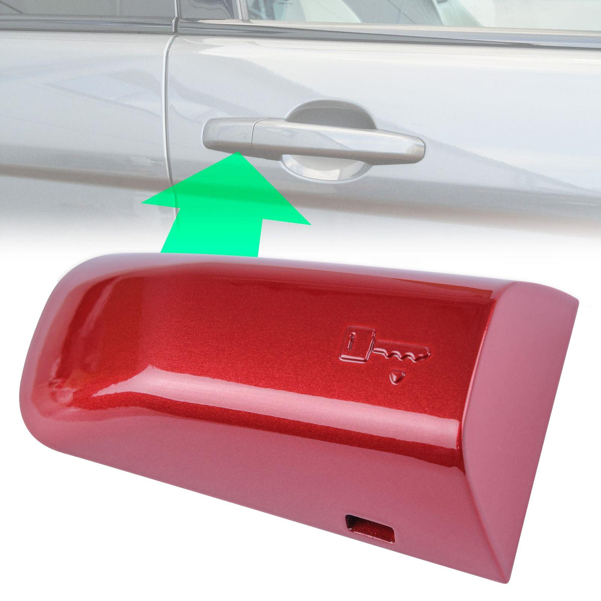 RIGHT Door Handle Key Piece for Range Rover Sport L494 - Firenze Red