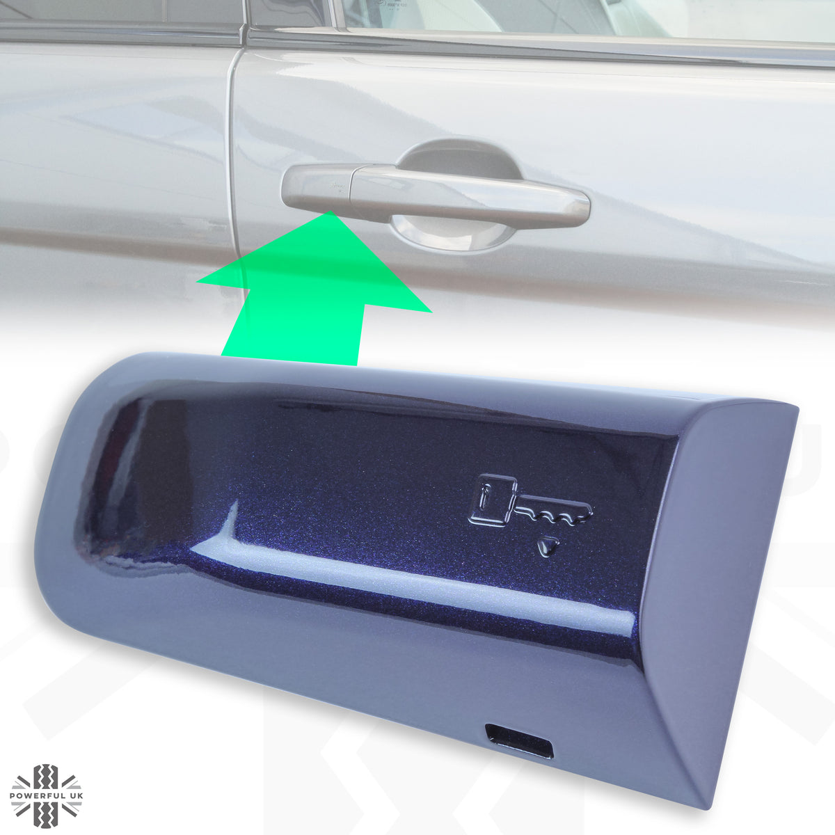 RIGHT Door Handle Key Piece for Land Rover Discovery 5 - Loire Blue