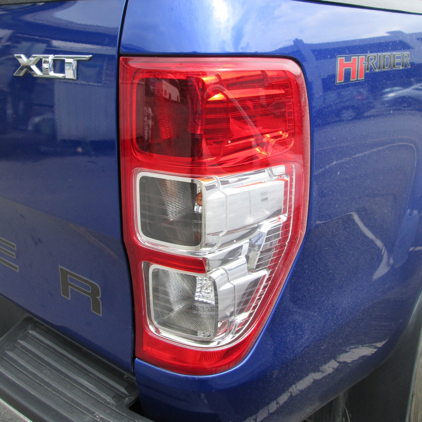 Rear Light 2012 on Red/Chrome - LHD Spec - RH (value range) for Ford Ranger