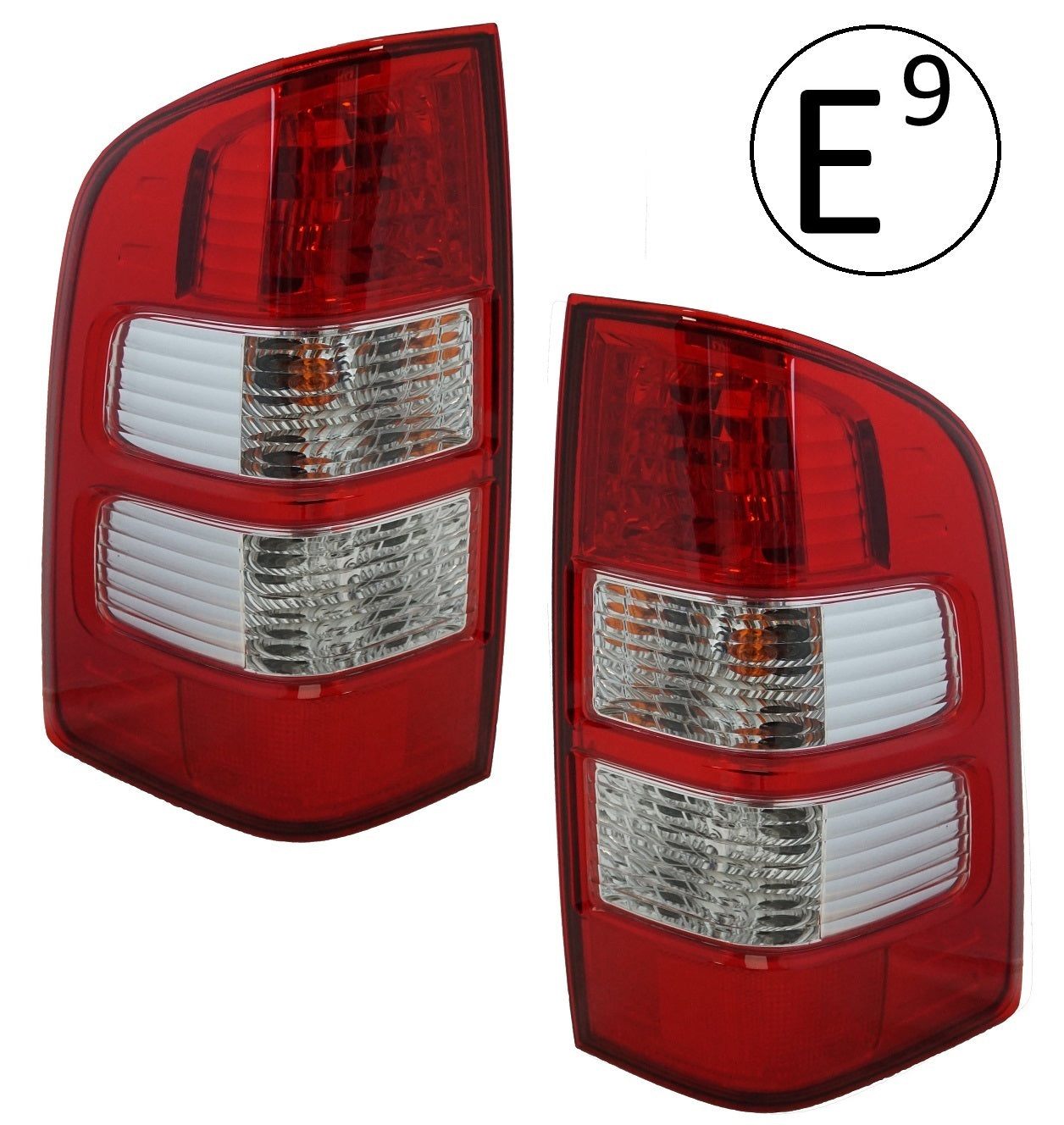 Ford Ranger Rear Light 2006 to 09 - PAIR ( no fog lamp )
