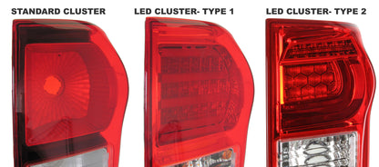 Isuzu Rodeo Dmax Pickup (2012-21) LED Rear Light Assembly + Loom - Type 2 - LH