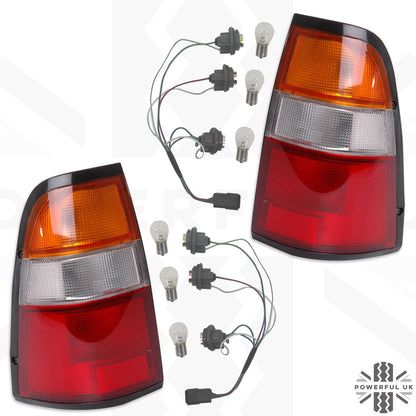 Rear Light Assembly Isuzu TF  - Orange Indicator Lens - PAIR