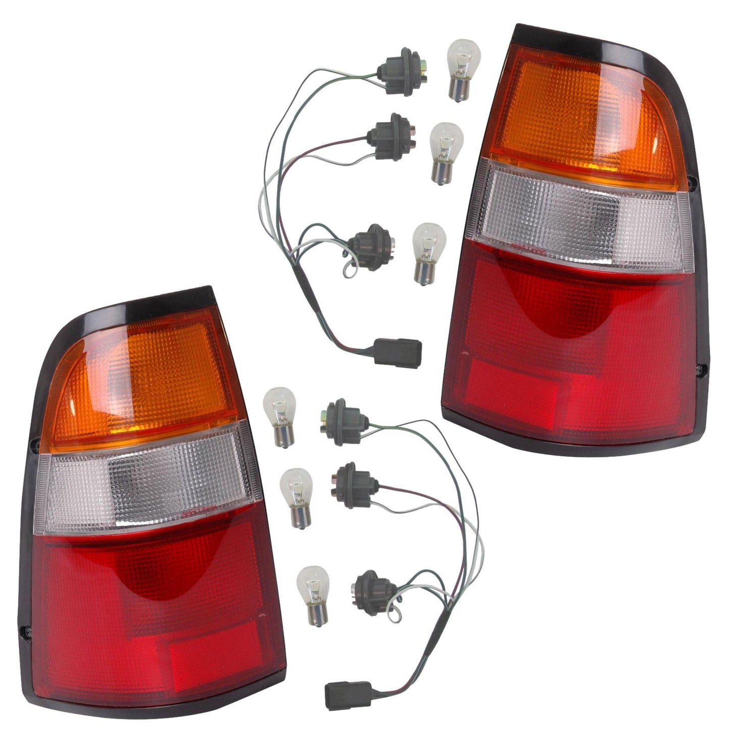 Rear Light Assembly Isuzu TF  - Orange Indicator Lens - PAIR