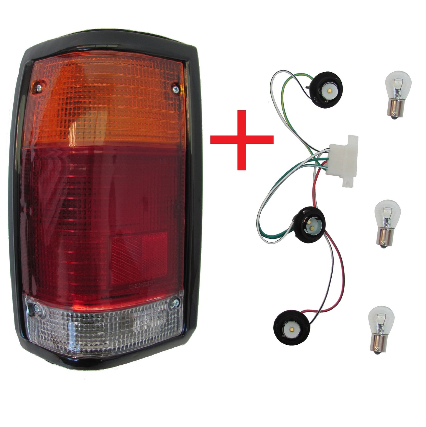 Mazda B2200 Rear Light Assembly - Black Surround - LH