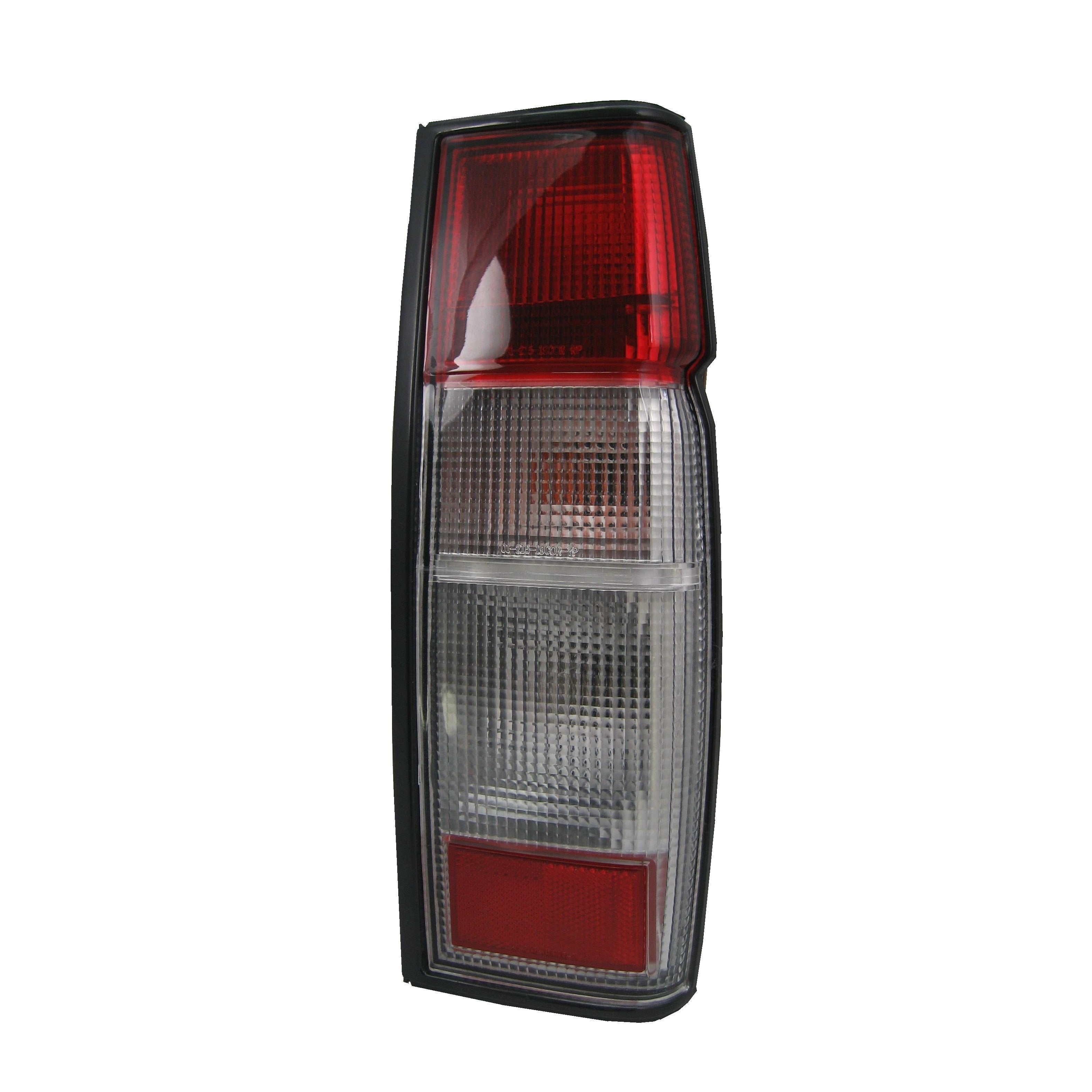 Rear Light - RED/CLEAR/CLEAR (36cm Tall) - RH - for Nissan Navara D21 ...