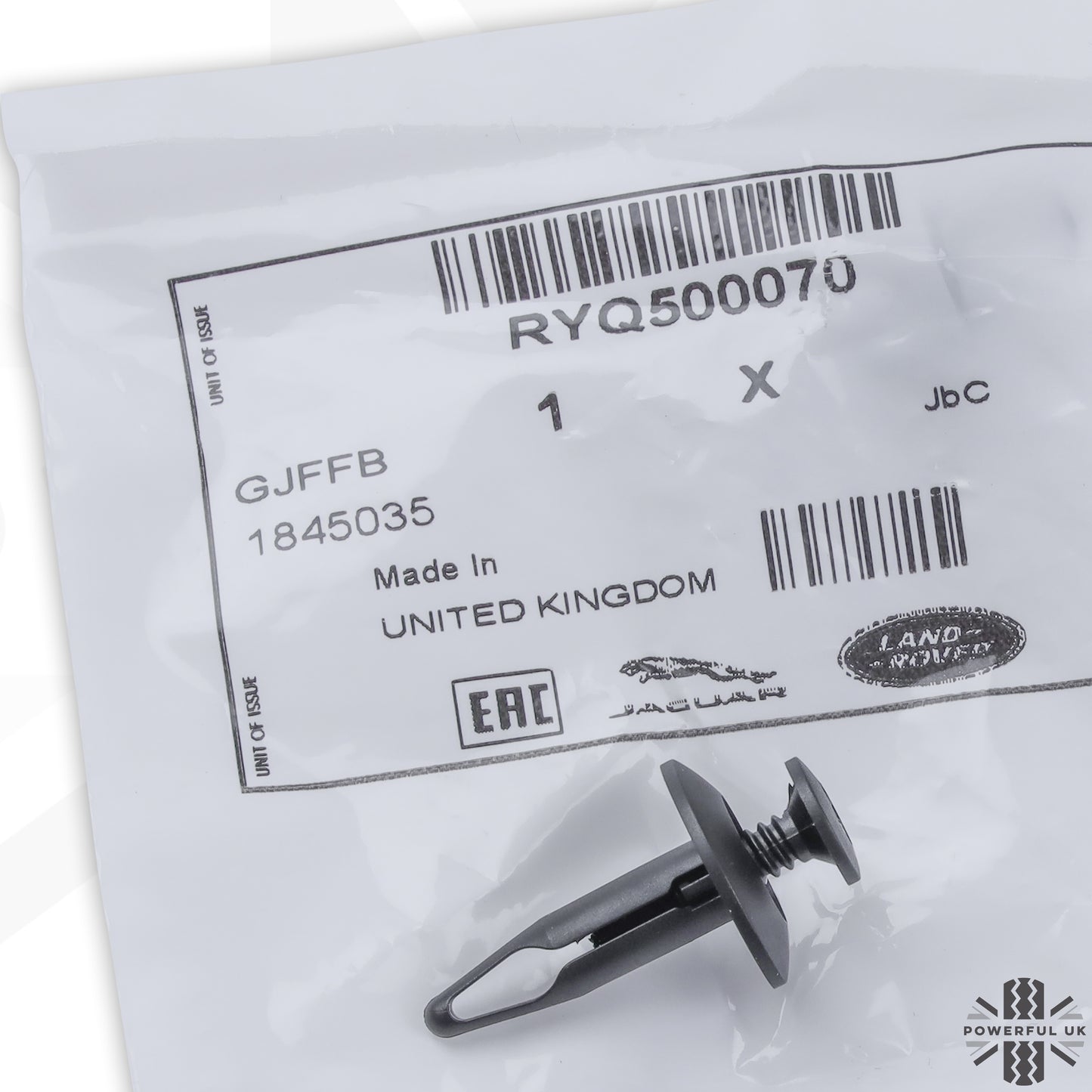 4x Clips (6.3x22mm Plastic Push Pin type) for Land Rover Discovery 4 - Genuine