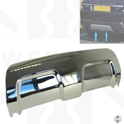 Genuine Stainless Steel Rear Skid Plate for Ranger Rover Sport L494 (2014-17)