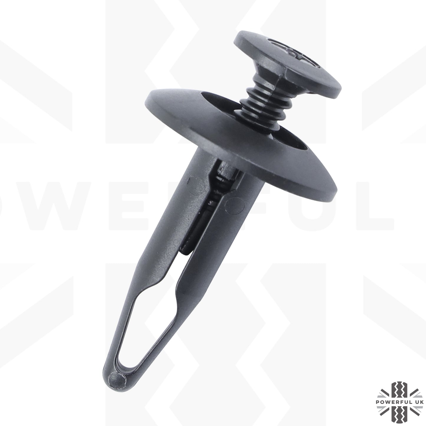 4x Engine Cowl Clips (6.3x22mm Plastic Push Pin type) for Range Rover Evoque - Genuine