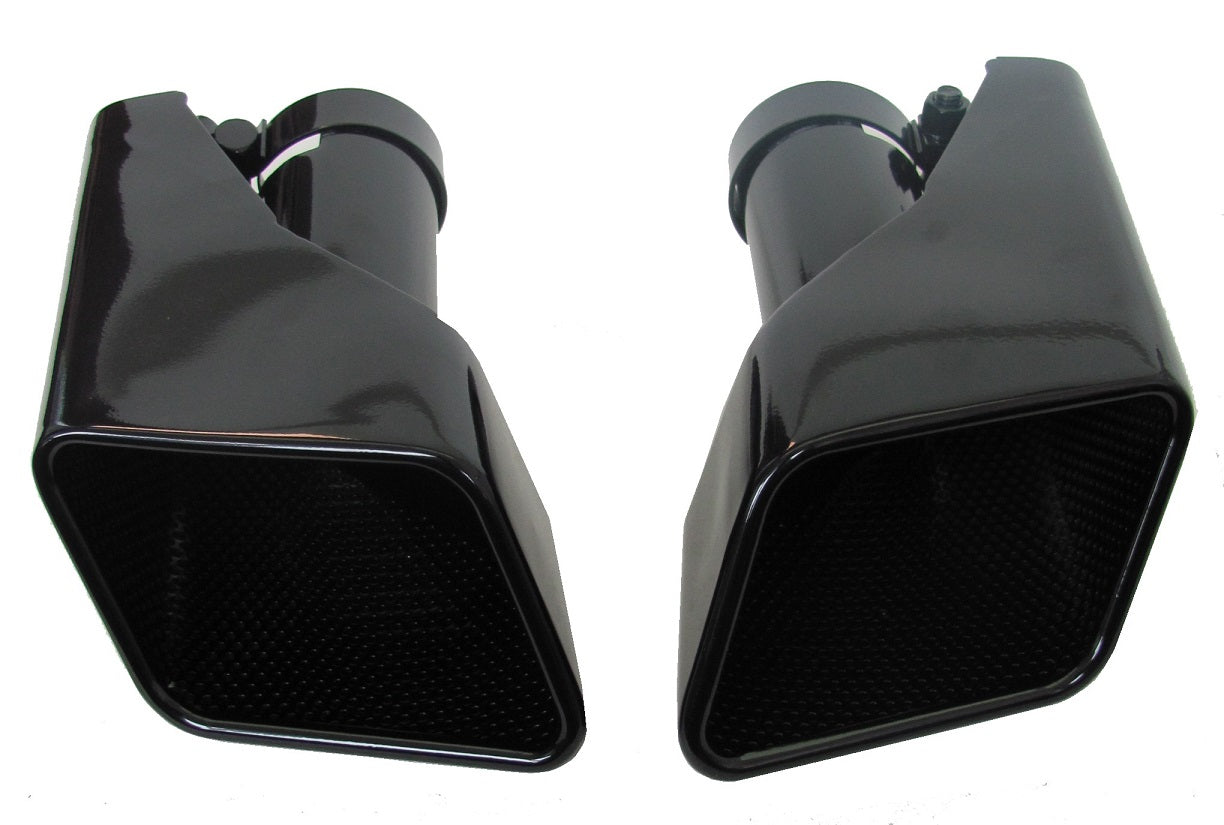 HST Style Exhaust Tips for Range Rover Sport - Petrol - Black