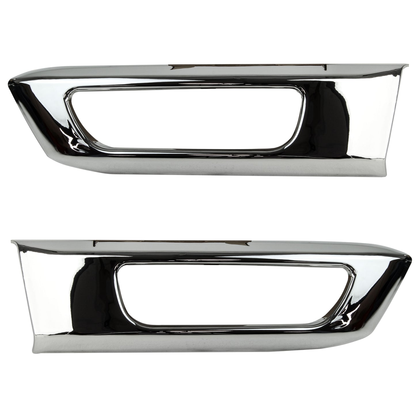 Chrome Black Fog Lamp Surrounds for Range Rover Sport L494 2014-17