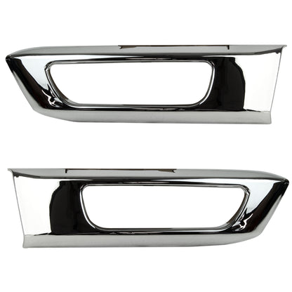 Chrome Black Fog Lamp Surrounds for Range Rover Sport L494 2014-17