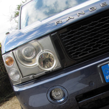 "Autobiography Style" Grille for Range Rover L322 2002-05 (with Square Headlights) - Black