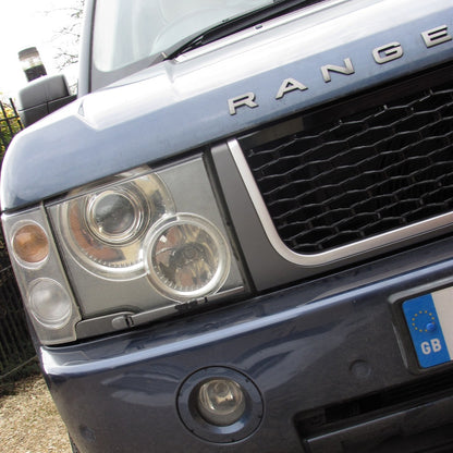 "Autobiography Style" Grille for Range Rover L322 2002-05 (with Square Headlights) - Grey Silver Black