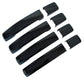 Door Handle Covers for Land Rover Freelander 2 fitted with 2 pc Handles  - Java Black