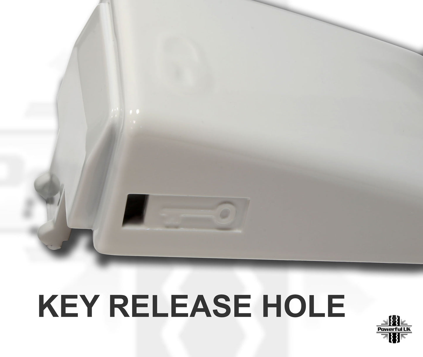 Door Handle "Skins" for Range Rover Sport L320 fitted with 2 pc Handle - Alaska White