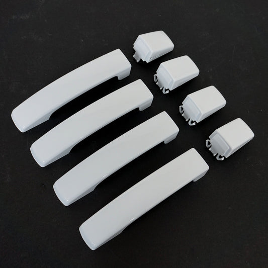 Door Handle "Skins" for Land Rover Discovery 3 fitted with 2 pc Handle - Fuji White