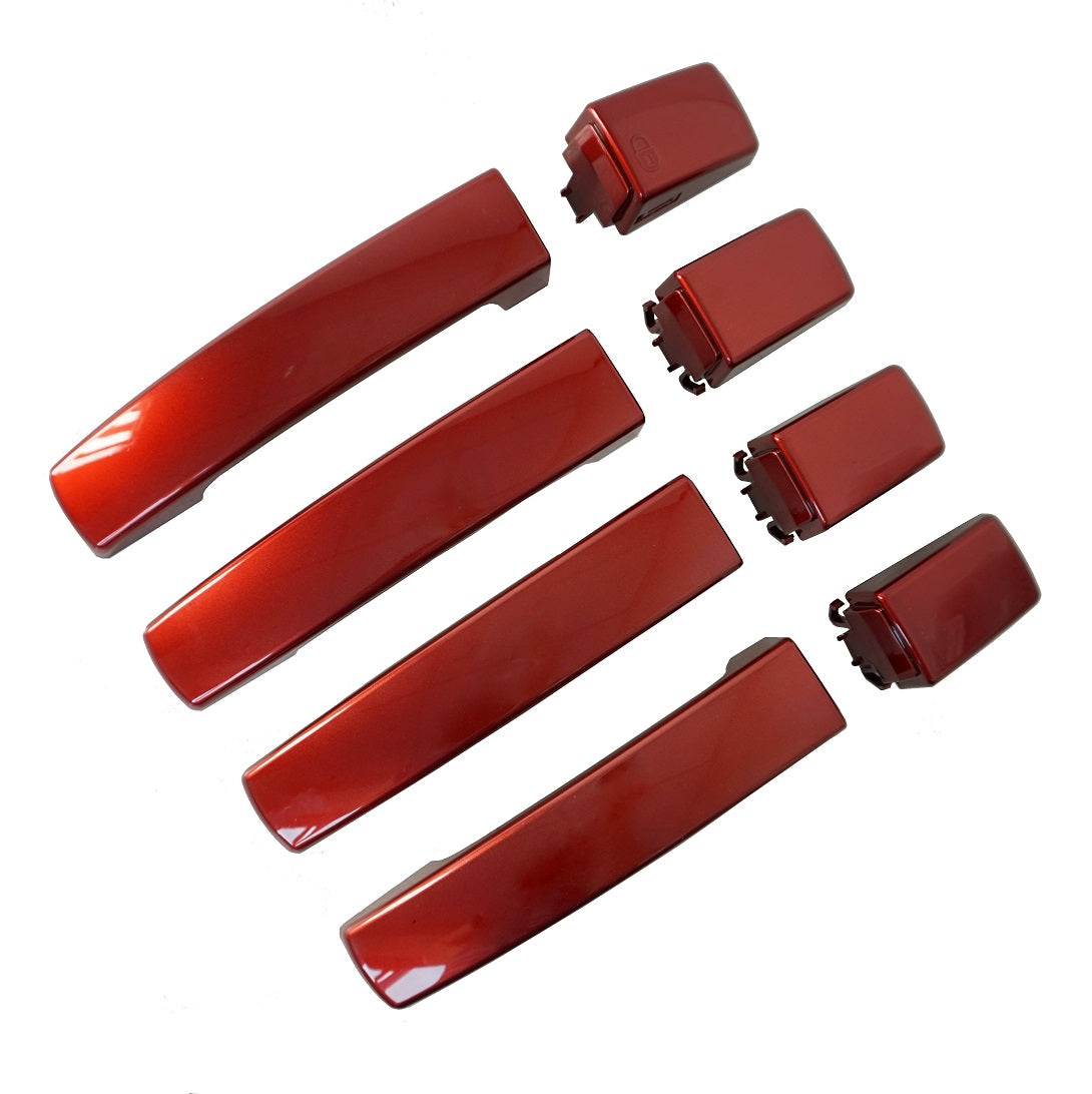Door Handle "Skins" for Land Rover Discovery 3 fitted with 2 pc Handle - Rimini Red