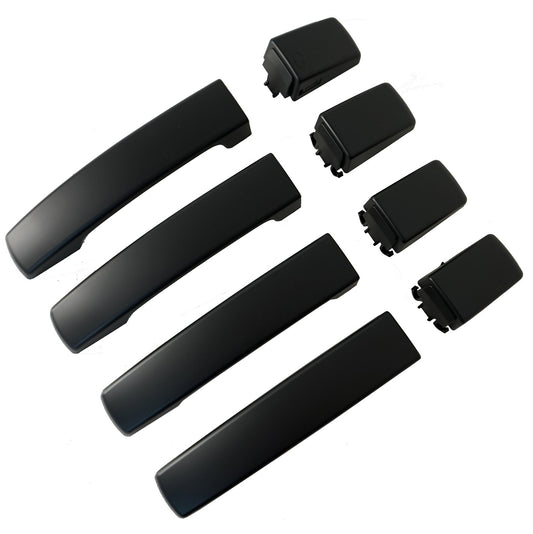 Door Handle "Skins" for Land Rover Discovery 3 fitted with 2 pc Handle - Matt Black