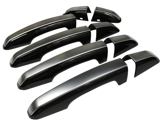 2pc "HSE Luxury Style" Door Handle Covers for Land Rover Discovery Sport - Black/Silver