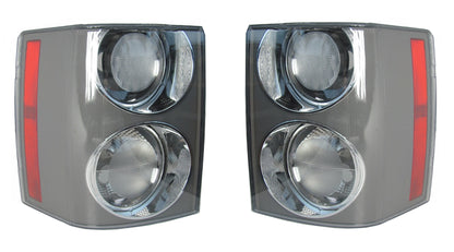 Rear Lights Clear/Clear "Supercharged Type" for Range Rover L322 2002-09 - PAIR - No Bulbs or Bulb Holders