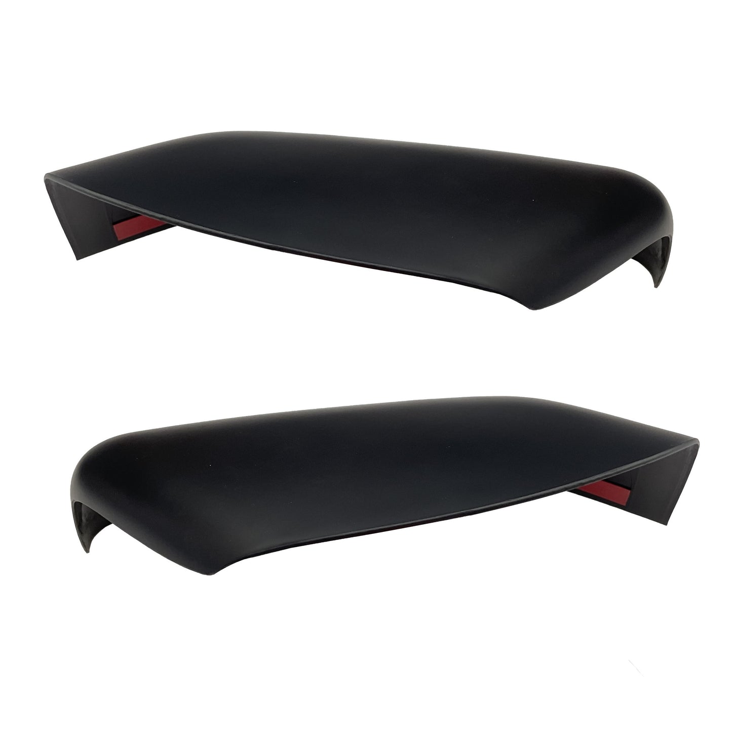 Top Half Mirror Covers for Land Rover Freelander 2 (07-09 Mirrors) - Matt Black