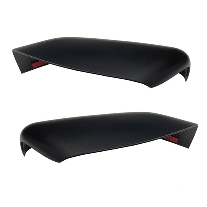 Top Half Mirror Covers for Range Rover L322 (05-09 Mirrors) - Matt Black