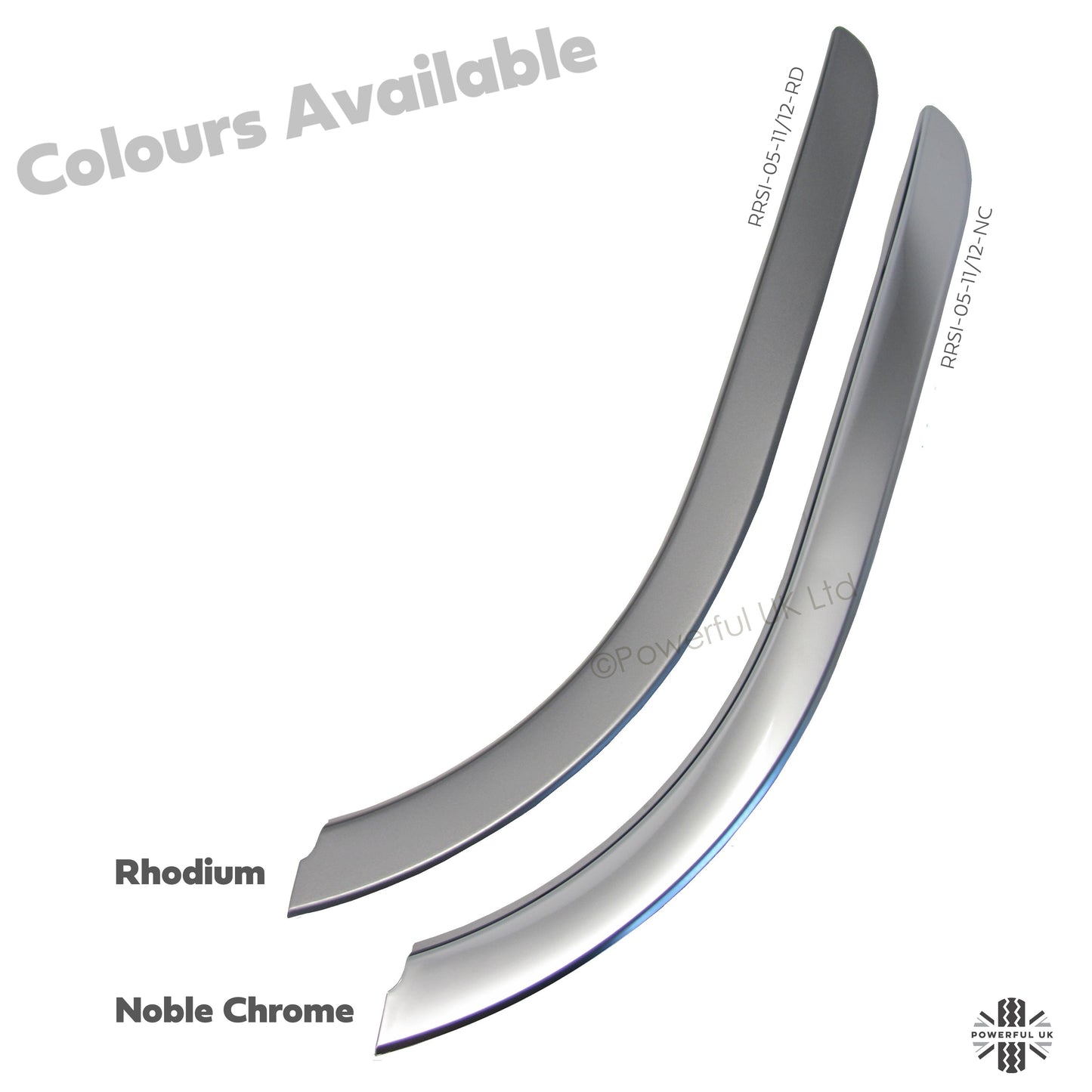 Console Surrounds (2pc)  - Rhodium Silver for Range Rover Sport 05