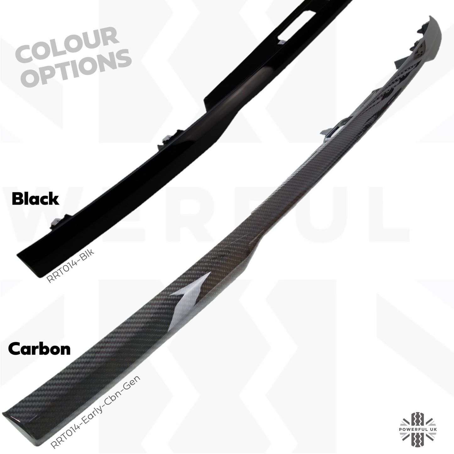 Range Rover Sport L494 Tailgate Replacement Trim  - Genuine - Carbon Fibre