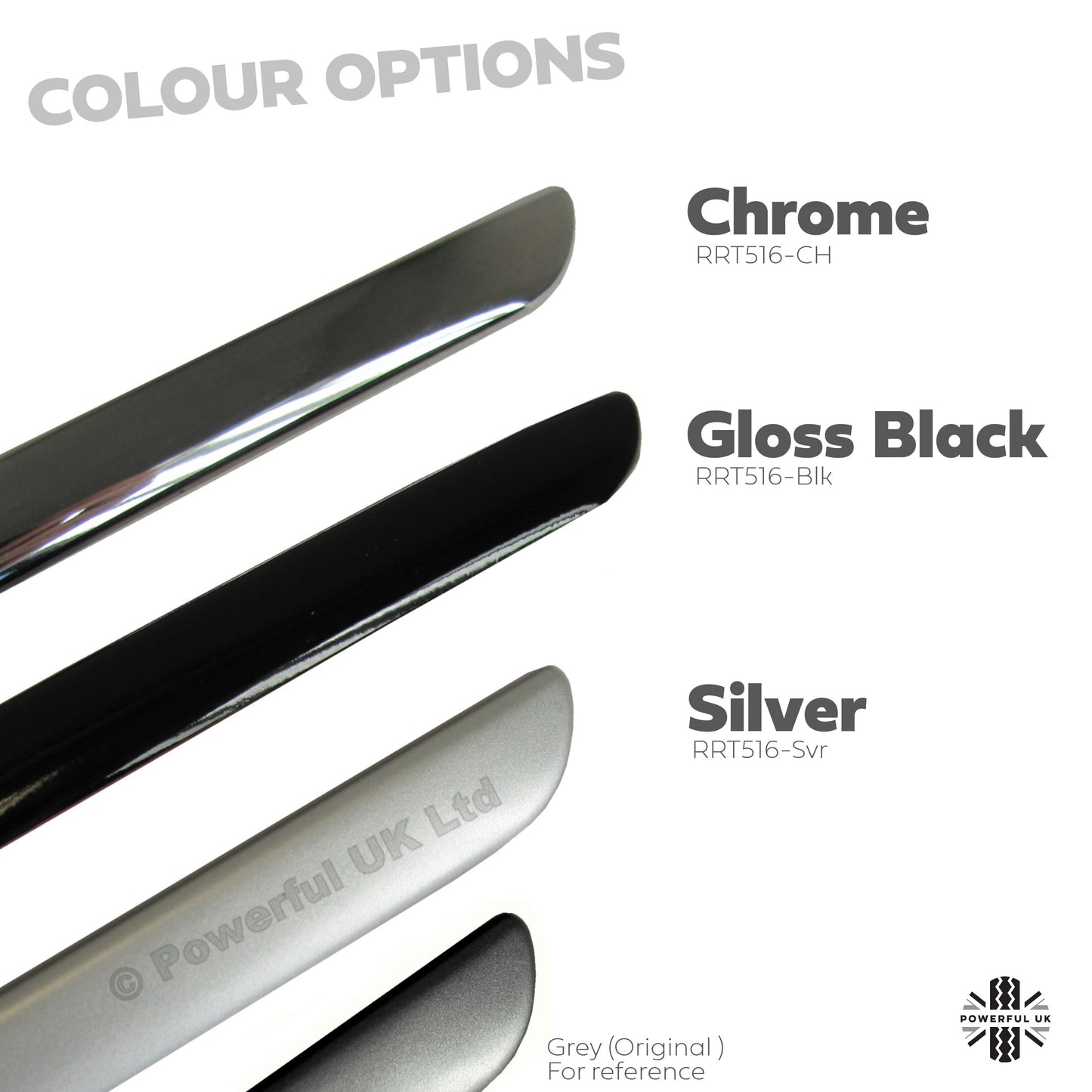 Rear Tailgate Trim Strip - Gloss Black for Range Rover L322