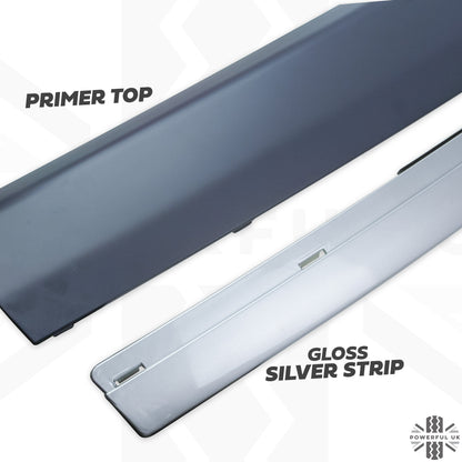 2012 style Tailgate Conversion for Range Rover Sport 05-11 - Primer/Gloss Silver Strip
