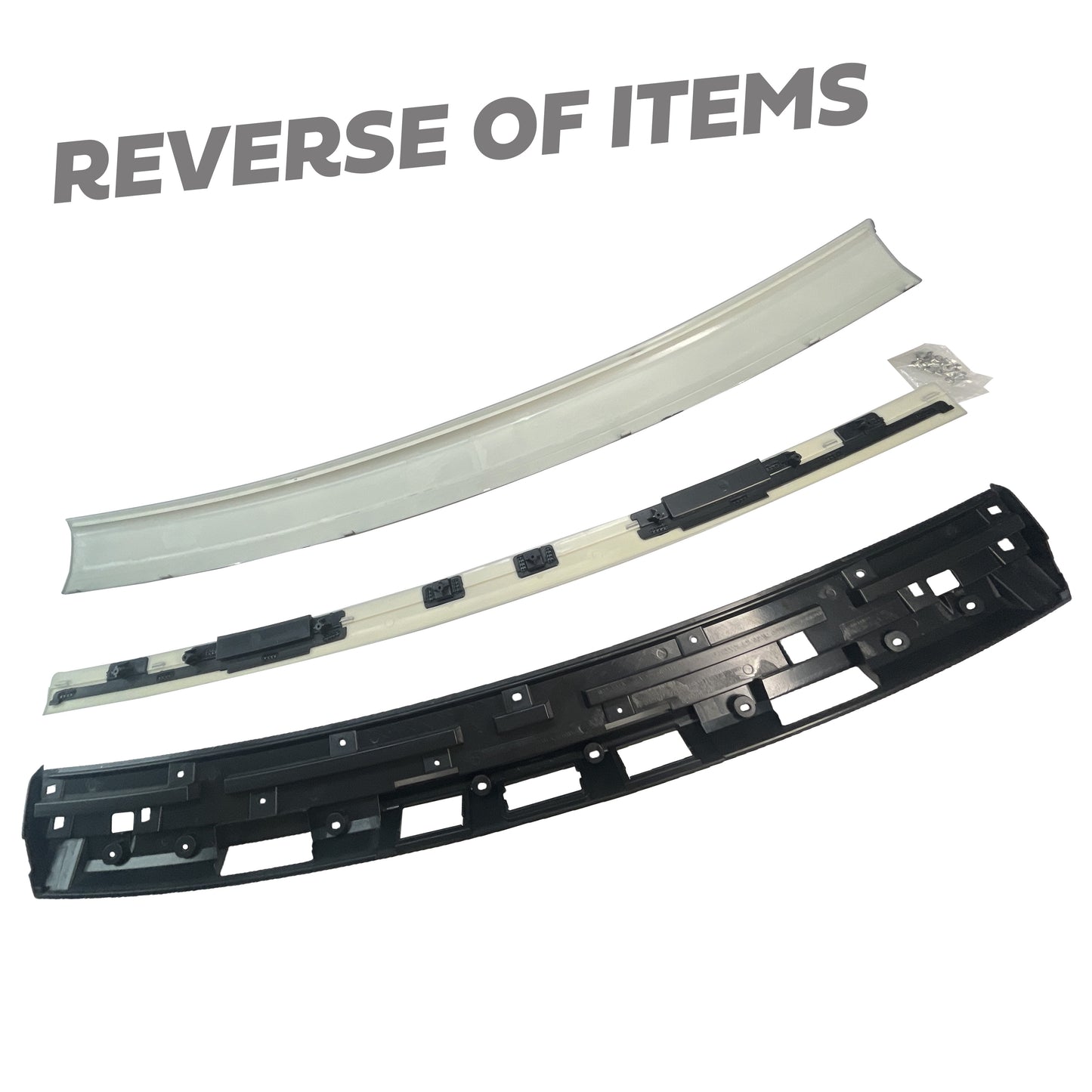 2012 style Tailgate Conversion for Range Rover Sport 05-11 - Primer/Gloss Silver Strip