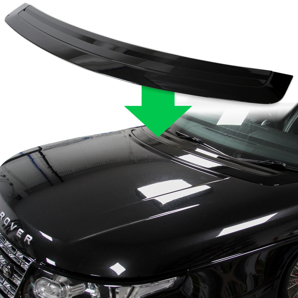 Bonnet Vent Trim - Aftermarket - Gloss Black for Range Rover L405 ...